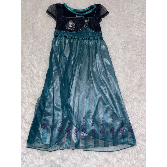 Disney Frozen Anna Girls Sz. 5T Dress/nightgown. Cute, Fun - Picture 1 of 8